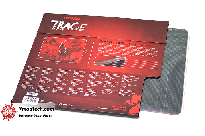  OZONE TRACE Semi Rigid Gaming Mousepad