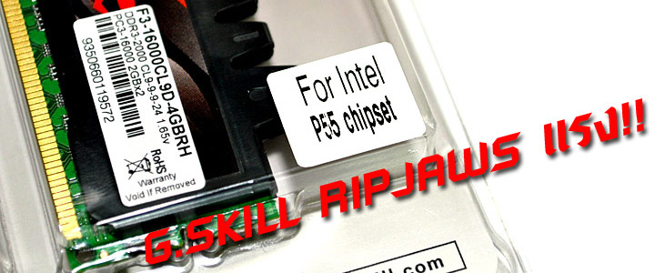 REVIEW : G.SKILL RIPJAWS F3-16000CL9D-4GBRH