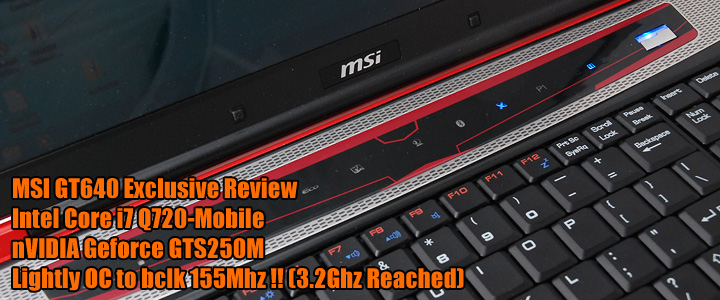MSI GT640 Performance & OVERCLOCK !! กับซีพียู Core i7 Q720-m