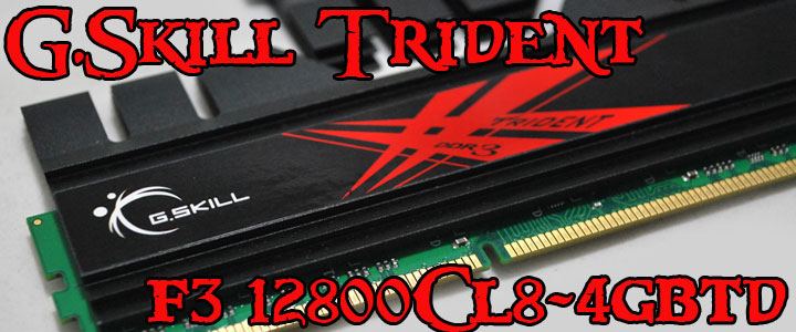 G.SKILL Trident F3-12800CL8D-4GBTD Review