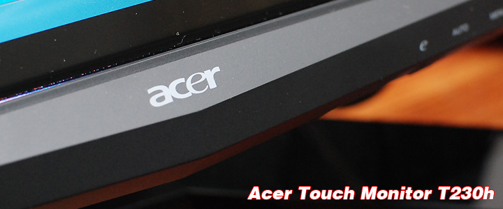 Acer T230h Touch screen preview