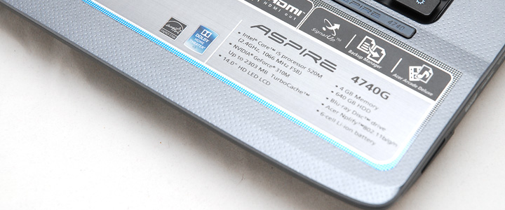 Review : Acer Aspire 4740G (Core i5 520) Review : Acer Aspire 4740G (Core i5 520)