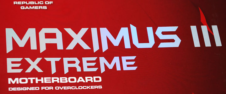 ASUS MAXIMUS III Extreme Motherboard Review
