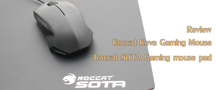 Roccat Kova Gaming mouse & Roccat SOTA Gaming mouse pad