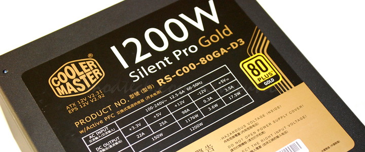 default thumb Cooler Master Silent Pro Gold 1200W Review