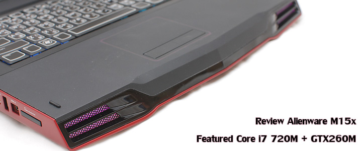 default thumb Review : DELL-Alienware M15x Core i7 720 & Geforce GTX260m