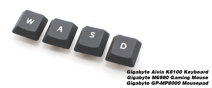 Combo Review : Gigabyte AiVia K8100 Keyboard & M6980 Mouse & Mousepad