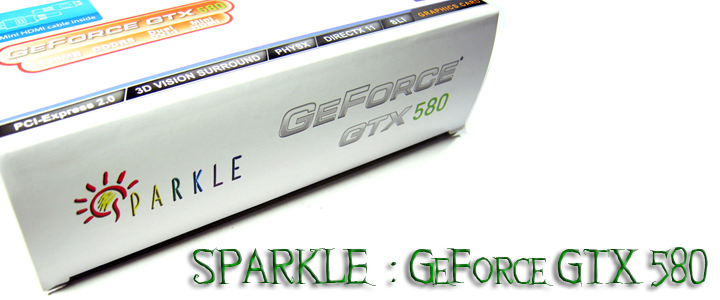 default thumb SPARKLE GeForce GTX580 : Review
