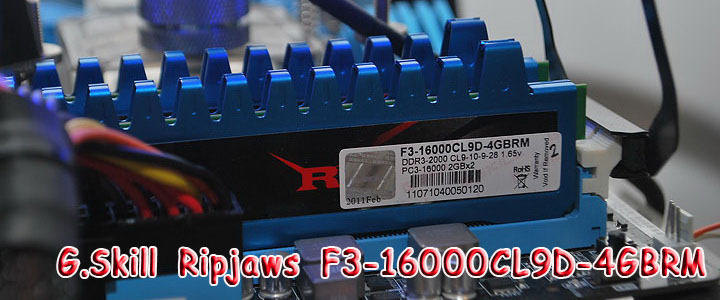 G.Skill Ripjaws F3-16000CL9D-4GBRM