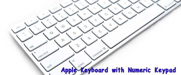 default thumb Apple Keyboard with Numeric Keypad