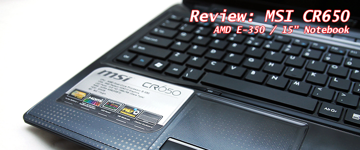 default thumb Review : MSI CR650 15.6