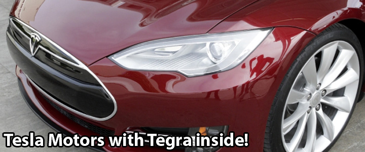 Tesla Motors with Tegra inside!