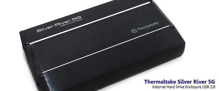 default thumb Thermaltake Silver River 5G External Hard Drive Enclosure USB 3.0