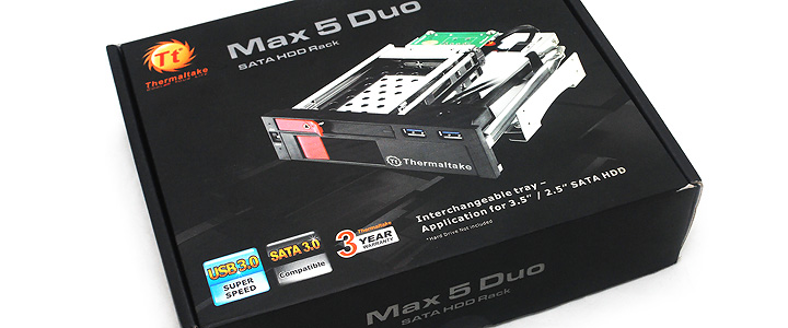 default thumb Thermaltake MAX 5 DUO SATA HDD Rack Review