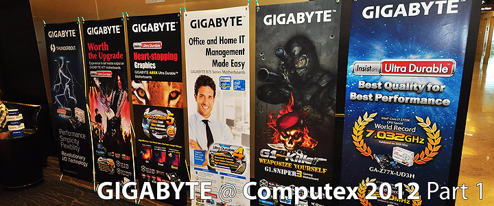 GIGABYTE @ Computex 2012 Part 1