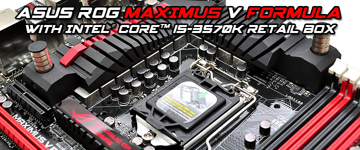 default thumb ASUS ROG MAXIMUS V FORMULA with 3rd Generation Intel® Core™ i5-3570K Retail Box