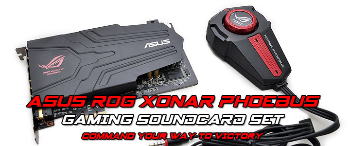 ASUS XONAR PHOEBUS Gaming Soundcard Set
