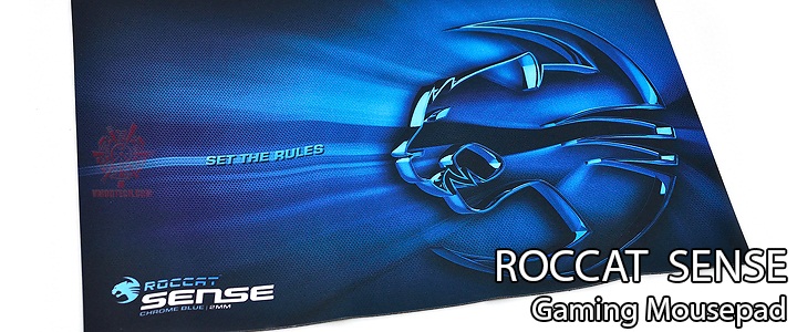 default thumb ROCCAT SENSE Chrome Blue 2MM Gaming MousePad