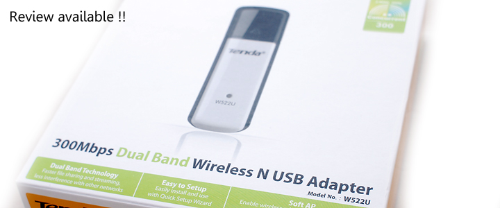 Review : Tenda W522U USB Dualband Wireless Adaptor