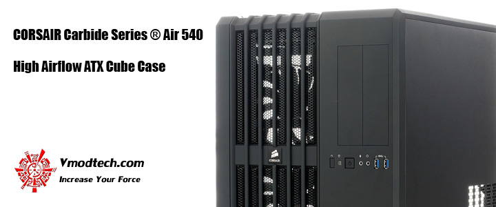 CORSAIR Carbide Series® Air 540 High Airflow ATX Cube Case