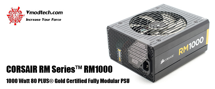 RM Series™ RM1000 — 1000 Watt 80 PLUS® Gold Certified Fully Modular PSU (AU  Plug)
