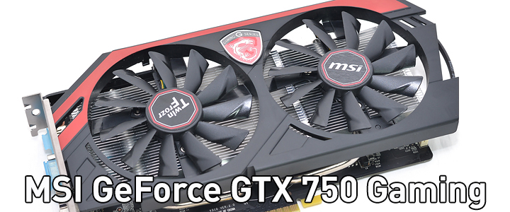 MSI GeForce GTX 750 FROZR OC Version Gaming Series Review