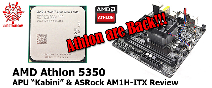 AMD Athlon 5350 APU “Kabini” & ASRock AM1H-ITX Review