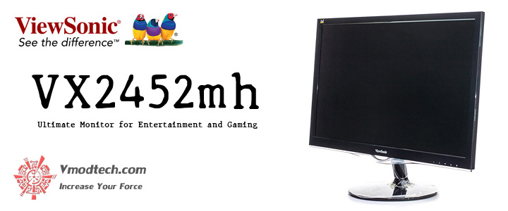 ViewSonic VX2452mh Ultimate Monitor for Entertainment and Gaming