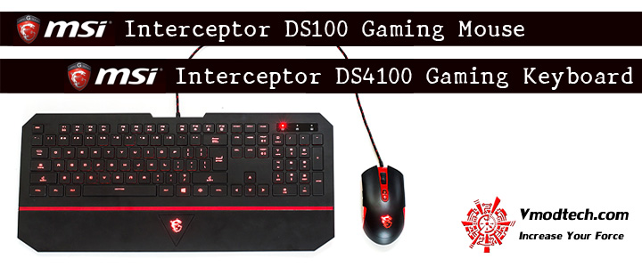 MSI Interceptor DS100 Gaming Mouse And DS4100 Gaming Keyboard Review
