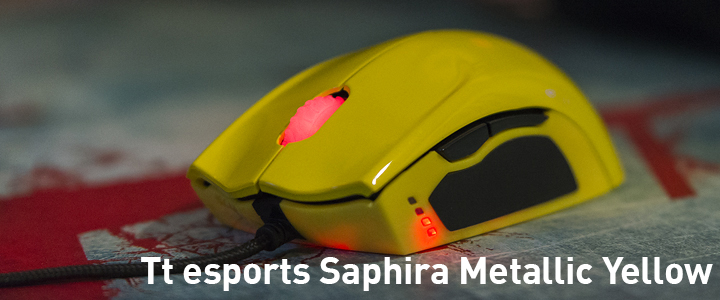 default thumb Tt esports Saphira Metallic Yellow Gaming Mouse Review