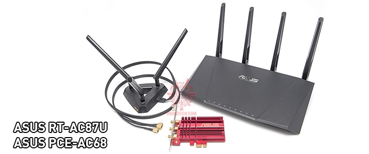 ASUS RT-AC87U and ASUS PCE-AC68 Review