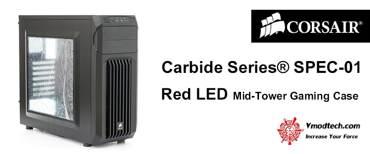 UNBOXING CORSAIR Carbide Series® SPEC-01 Red LED Mid-Tower Gaming Case
