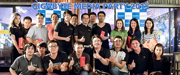 ภาพบรรยากาศงาน GIGABYTE Thailand Media Party 2015