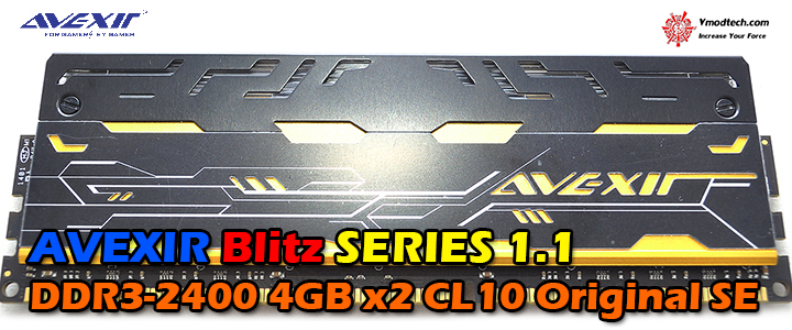 AVEXIR Blitz SERIES 1.1 DDR3-2400 4GB x2 CL10 Original SE