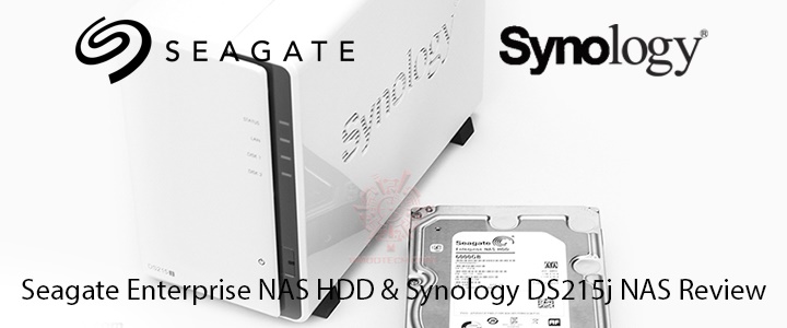 Seagate Enterprise NAS HDD & Synology DS215j NAS Review