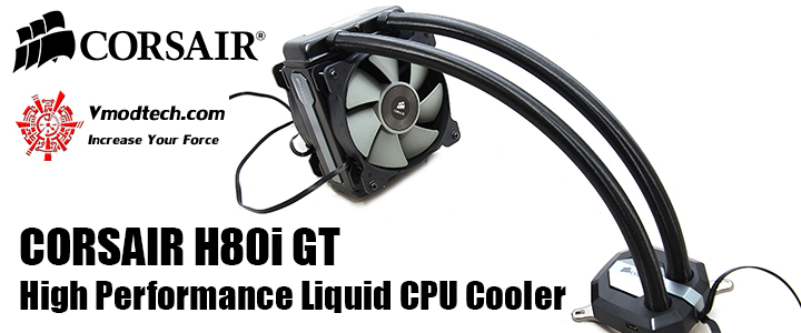 CORSAIR H80i GT High Performance Liquid CPU Cooler 