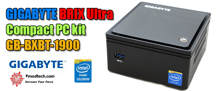 GIGABYTE BRIX Ultra Compact PC kit GB-BXBT-1900