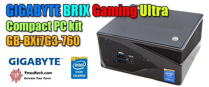 GIGABYTE BRIX Gaming Ultra Compact PC kit GB-BXi7G3-760