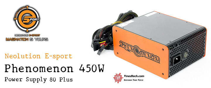 default thumb Neolution E-sport Phenomenon 450W 80 Plus Power Supply Review