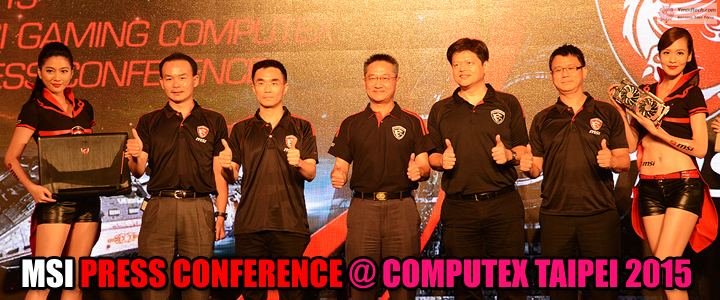 MSI PRESS CONFERENCE @ COMPUTEX TAIPEI 2015 