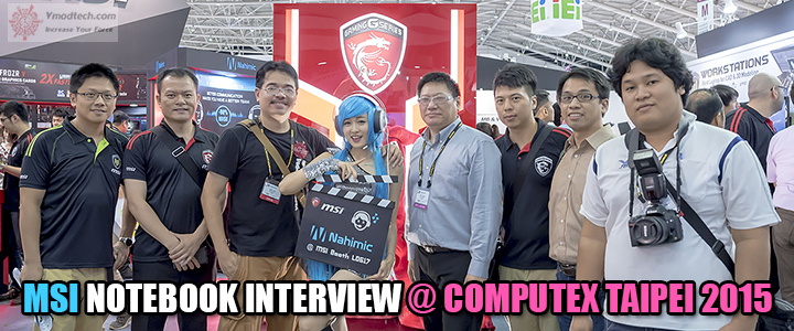 MSI NOTEBOOK INTERVIEW @ COMPUTEX TAIPEI 2015 