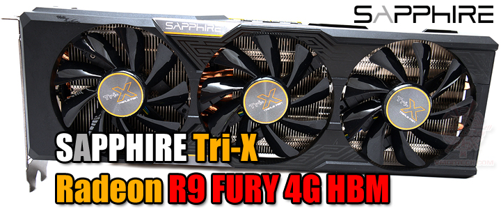 SAPPHIRE Tri-X Radeon R9 FURY 4G HBM