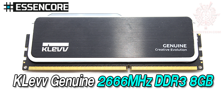 KLEVV GENUINE 2666MHz DDR3 8GB
