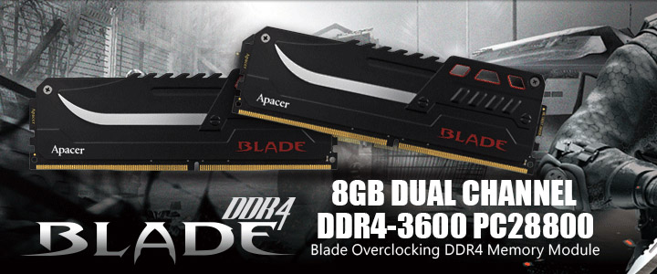 APACER BLADE DDR4 3600 8GB Memory Kit Review