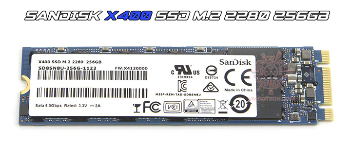 SANDISK X400 SSD M.2 2280 256GB Review SANDISK X400 SSD M.2 2280 256GB Review