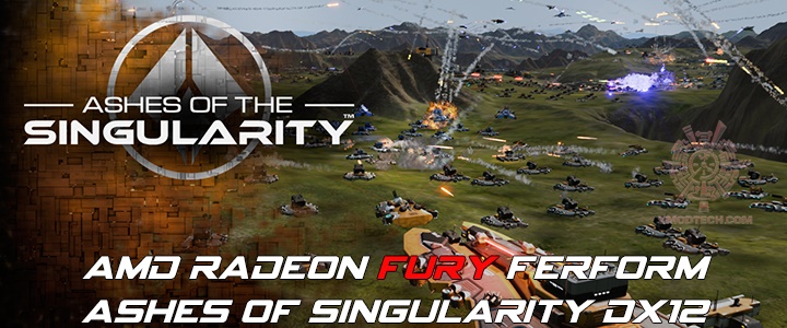 AMD Radeon FURY Ferform Ashes of Singularity DX12 Against GTX 980 Ti