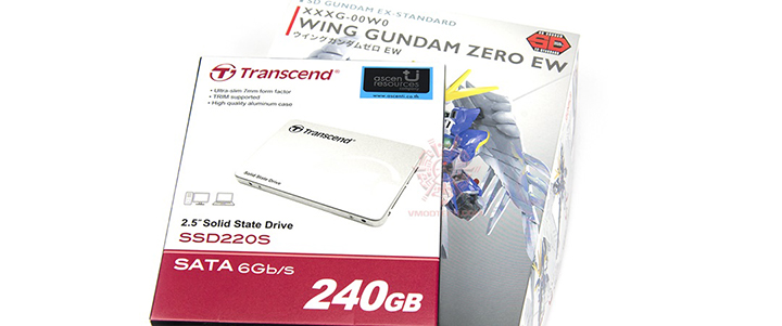 Transcend SSD 220S 240GB with GUNDAM EX-STANDARD
