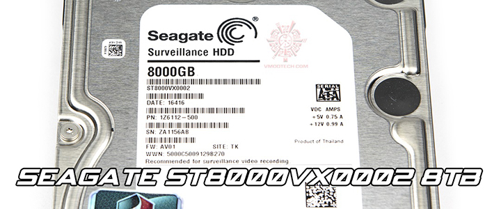 SEAGATE ST8000VX0002 8TB Surveillance HDD Review