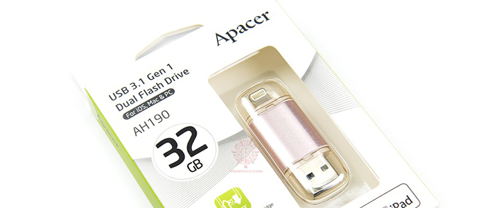 APACER AH190 Dual Flash Drive USB 3.1 Gen 1 Review