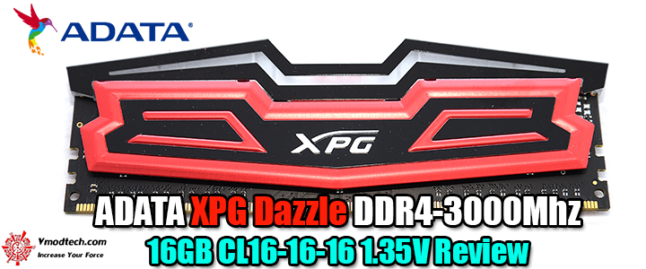 ADATA XPG Dazzle DDR4-3000Mhz 16GB CL16-16-16 1.35V Review 